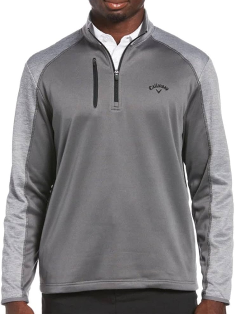 Callaway Gray Golf Pullover. Light Weight Performance Golf Pullover. Men’s Large